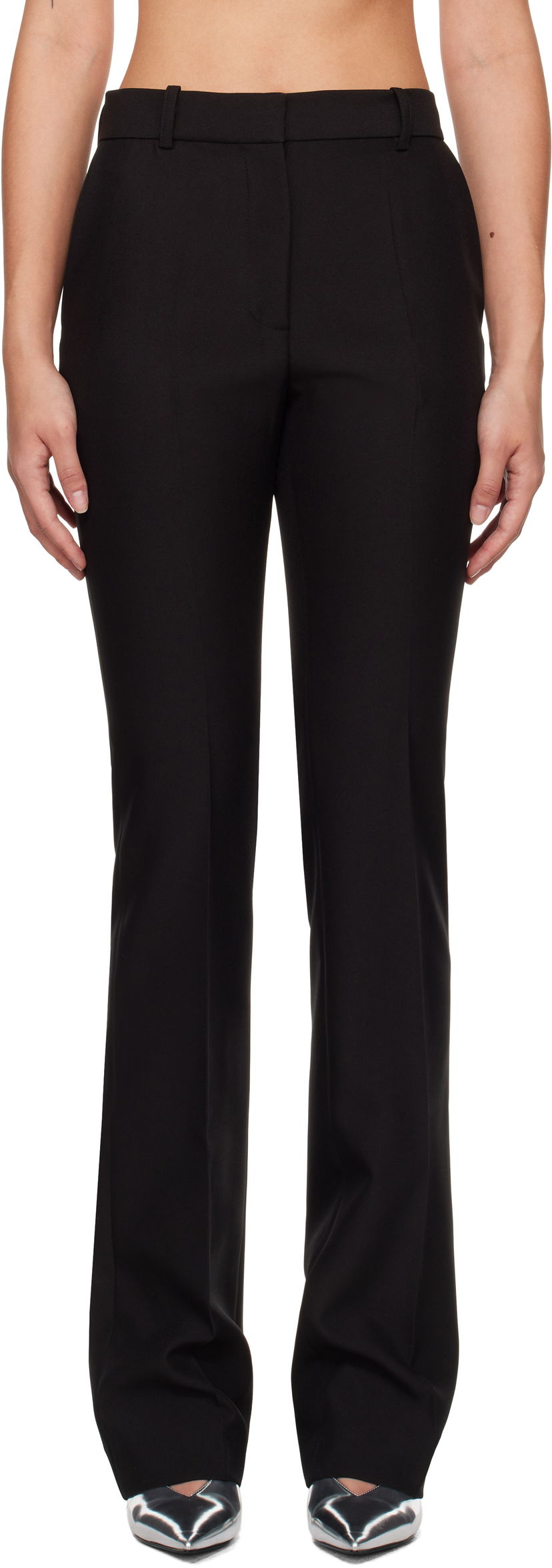 Hlače Coperni Straight Tailored Trousers Črna | COPP76F3004