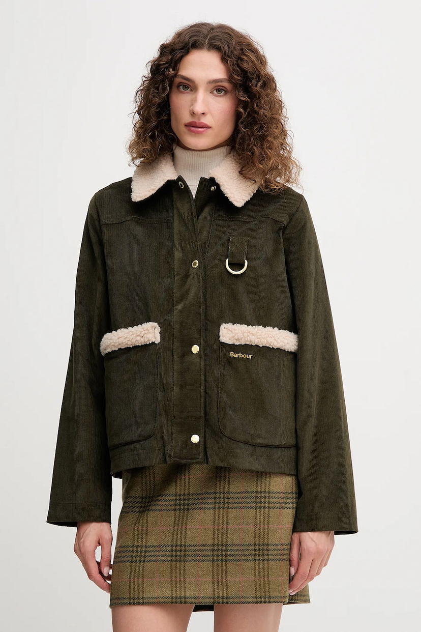 Jakna Barbour Barbour Tabitha Oversize Corduroy Jacket Zelena | LCA0366