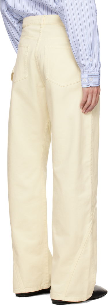 Kavbojke JW Anderson Twisted Workwear Jeans Rumena | TR0405-PG1775, 2