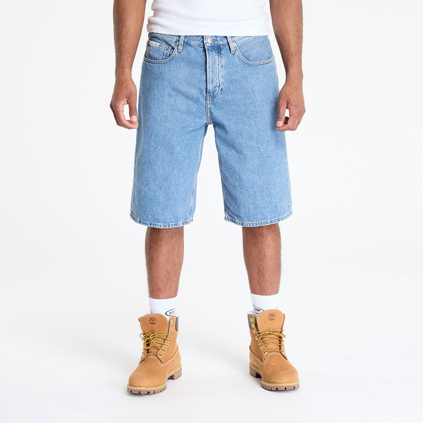Kratke hlače CALVIN KLEIN Calvin Klein Jeans Relaxed Denim Shorts Modra | J30J327187 1A4