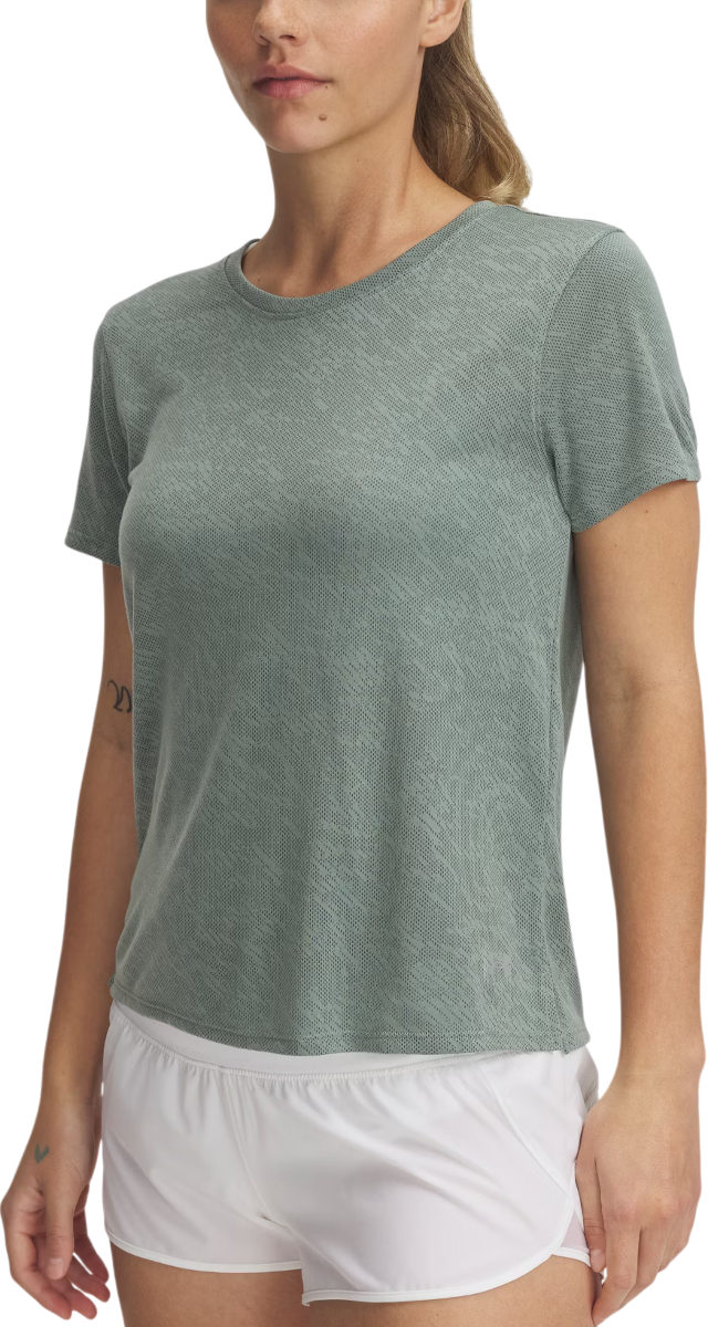 Majica Under Armour Under Armour UA Launch Camo Short Sleeve T-Shirt Zelena | 1386337-348
