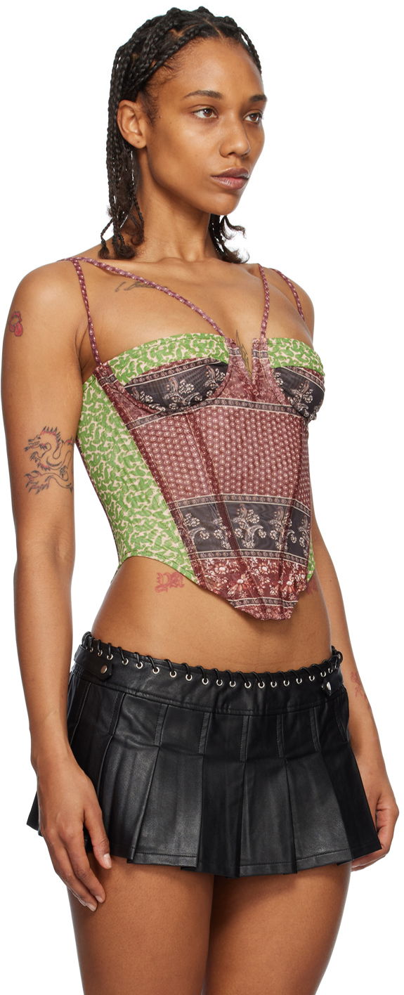 Modrček Miaou Miaou Aphex Print Corset Večbarvna | 7046PM1PNP, 1