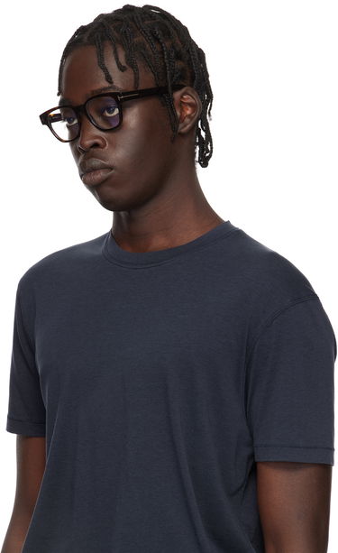 Sončna očala Tom Ford Tom Ford Square Blue Block Glasses Rjava | FT5977-B_50052, 3