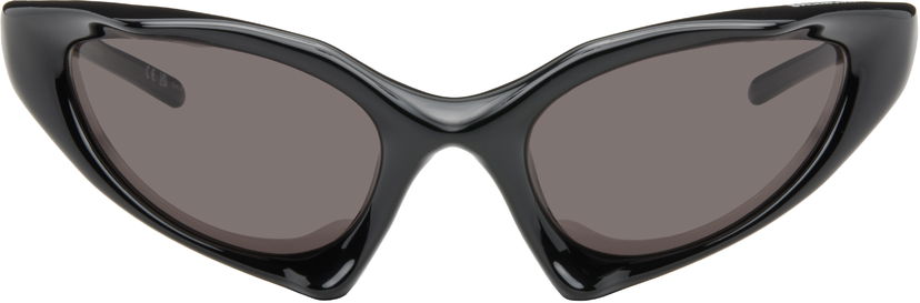 Sončna očala Balenciaga Runner Cat Black Sunglasses Črna | BB0352S-001