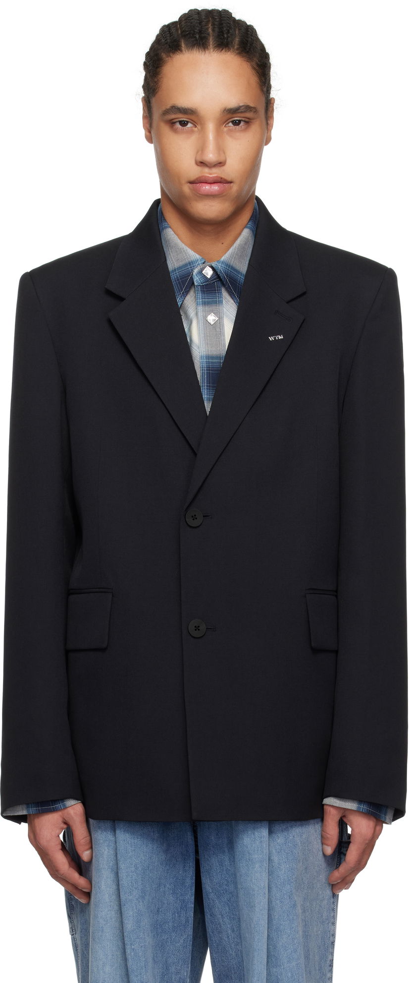 Jakna WOOYOUNGMI Wooyoungmi Single-Breasted Wool Blazer Črna | W251CJ01