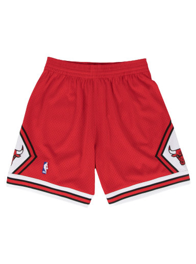 Kratke hlače Mitchell & Ness Chicago Bulls NBA Swingman Shorts Rdeča | SMSHGS18223-CBUSCAR97