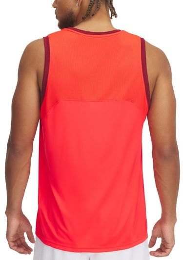 Majica brez rokavov Under Armour UA Zone Performance Tank Top Rdeča | 1383399-713, 2