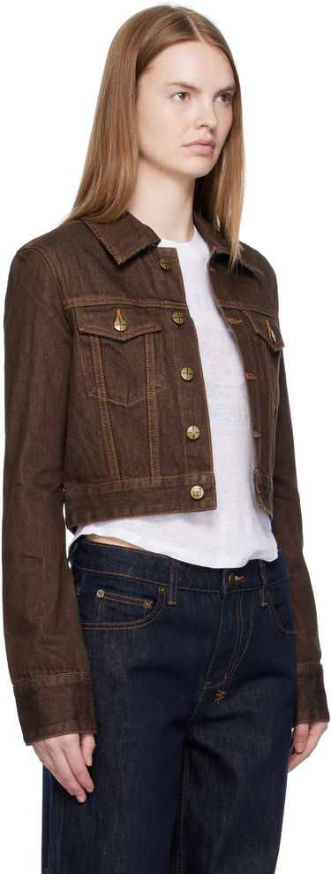Jakna Ksubi Ksubi Slim Denim Trucker Jacket Rjava | WFA25JK012, 1