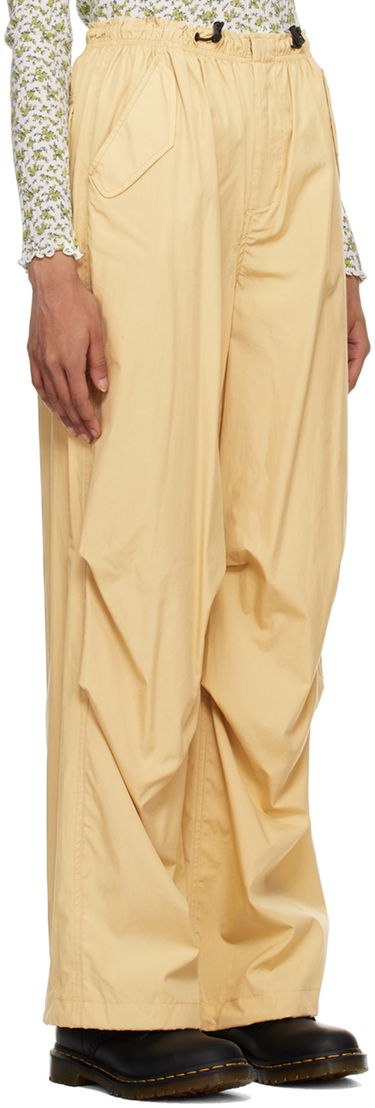 Hlače rag & bone Becky Wide Leg Trousers Rumena | WAW22H70144614, 1