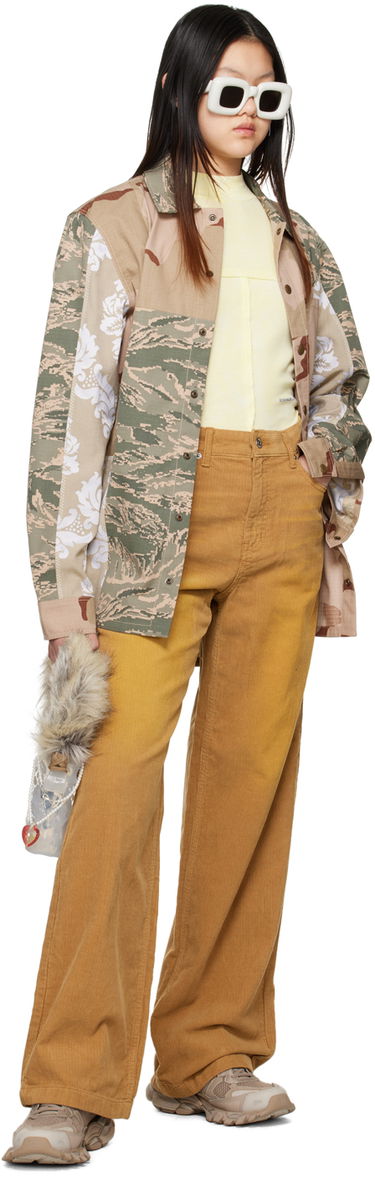 Kavbojke We11done Washed Corduroy Trousers Bež | WD-DP3-22-392-W-CM, 3