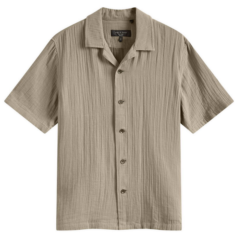 Srajce rag & bone Knit Avery Shirt Zelena | MBW23HA458SSML-VET