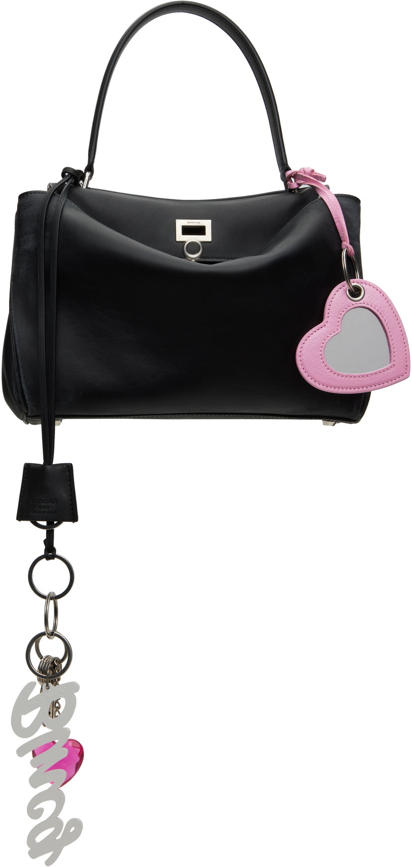 Torbica Balenciaga Balenciaga Rodeo Small Charm Bag Črna | 789779 2AA83