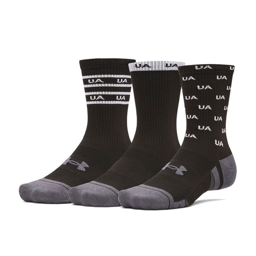 Nogavice Under Armour Under Armour Performance Tech Crew Socks 3-Pack Črna | 1379515-004
