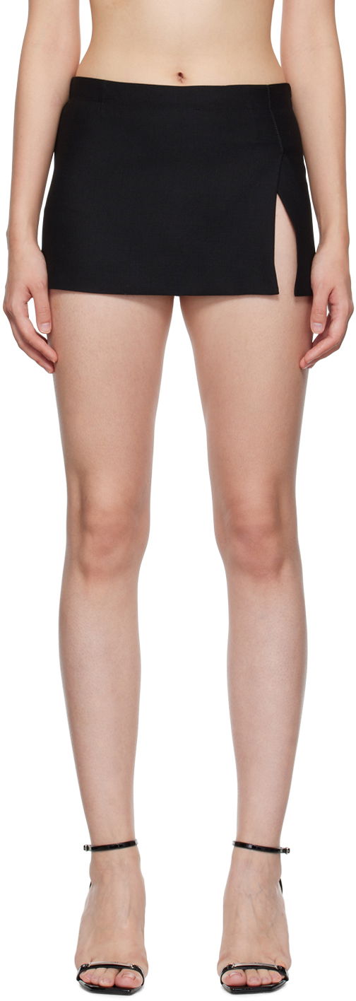 Krila Miaou Miaou Micro Miniskirt Črna | 4012-CL-BLK