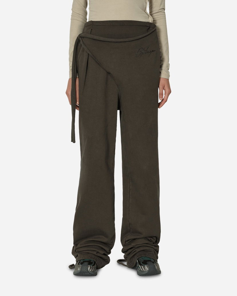 Hlače Ottolinger Otto Wrap Sweatpants Zelena | 1150801521 BRW
