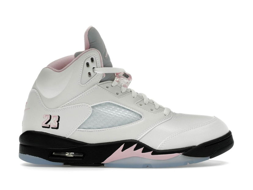 Superge in čevlji Jordan Air Jordan 5 Retro "Medium Soft Pink" 35th Anniversary Bela | HQ7978-102