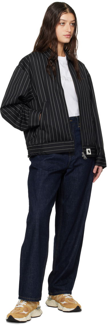 Bomber jakna Carhartt WIP Carhartt WIP Seaton Pinstripe Jacket Črna | I034449 2MBXX, 3