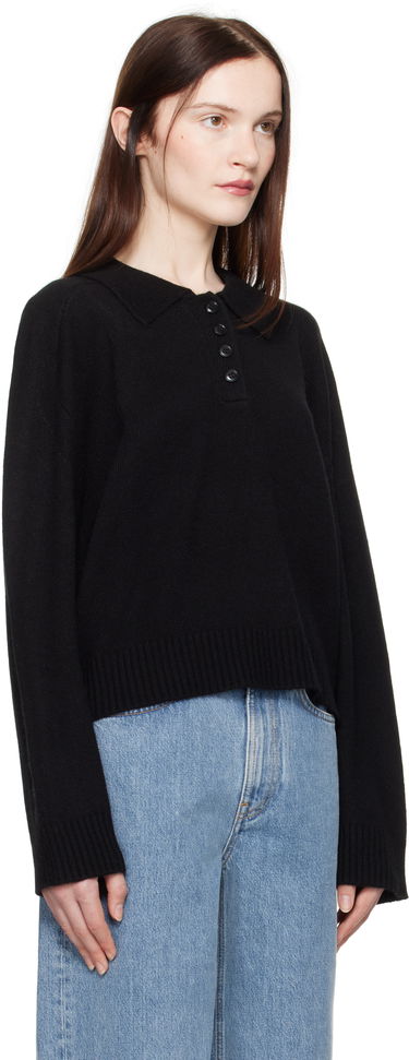 Pleteni pulover Loulou de Saison Loulou de Saison Homere Polo Sweater Bež | HOMERE, 4