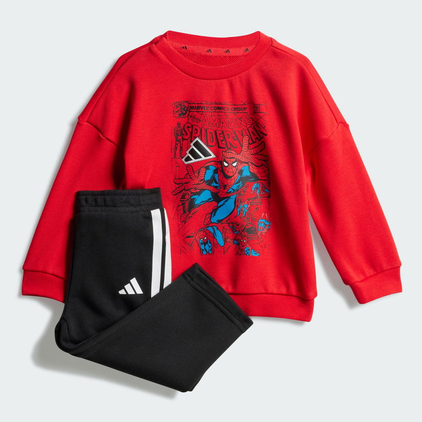 Trenirka adidas Performance Marvel Spider-Man Kids' Set Črna | JV7371
