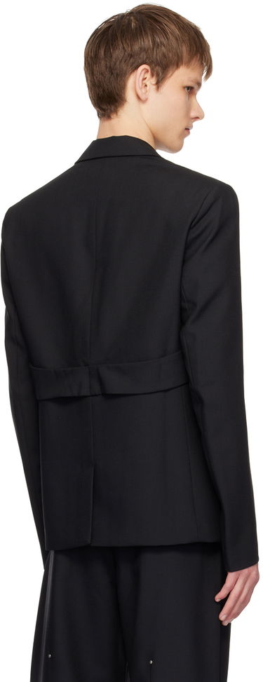 Bomber jakna HELIOT EMIL Kinetics Double-Breasted Blazer Črna | SS24_M_04_039_BLK01, 2