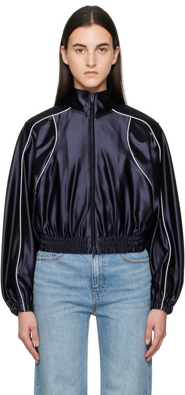 Bomber jakna Alexander Wang Alexanderwang.t Deconstructed Track Jacket Mornarica | 4CC1252110, 0