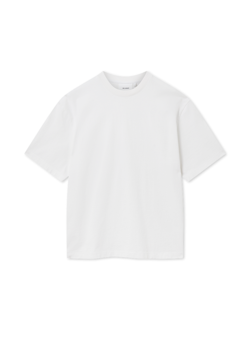 Majica AXEL ARIGATO T-Shirt Crew Neck Memo Bela | A3461001