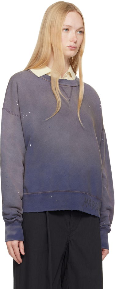 Pleteni pulover Maison Margiela Maison Margiela Graffiti Logo Sweatshirt Črna | S50GU0237 M25019, 4