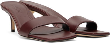 Modni dodatki Aeyde Aeyde Ilvy Leather Mules Bordo | A11-HS-GAIS55TB155-SS25-955-007, 3