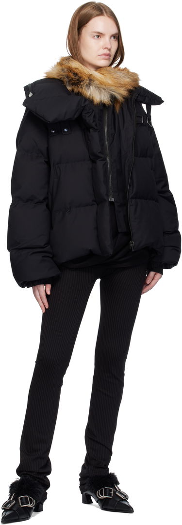 Puhovka Ottolinger Ottolinger Deconstructed Double Zip Down Puffer Jacket Črna | 109-702609-01, 3