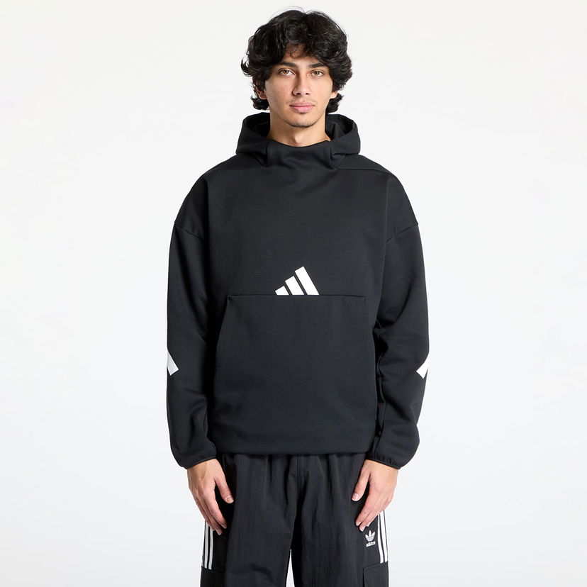 Pulover adidas Originals Z.N.E. Hoodie Black Črna | JP0371