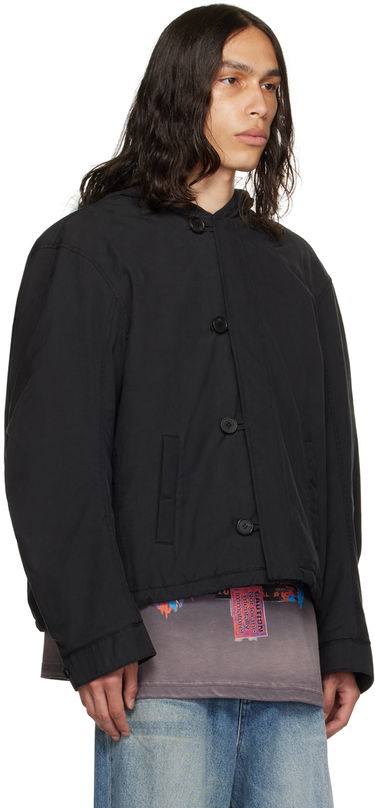 Bomber jakna We11done Sortie Buttoned Neckline Jacket Črna | WD-JK3-23-052-U-BK, 1