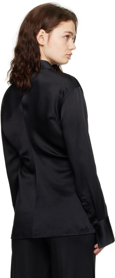 Srajce TOTEME TOTEME Slouch Waist Button-Down Shirt Črna | 251-WRT4282-FB0344, 2