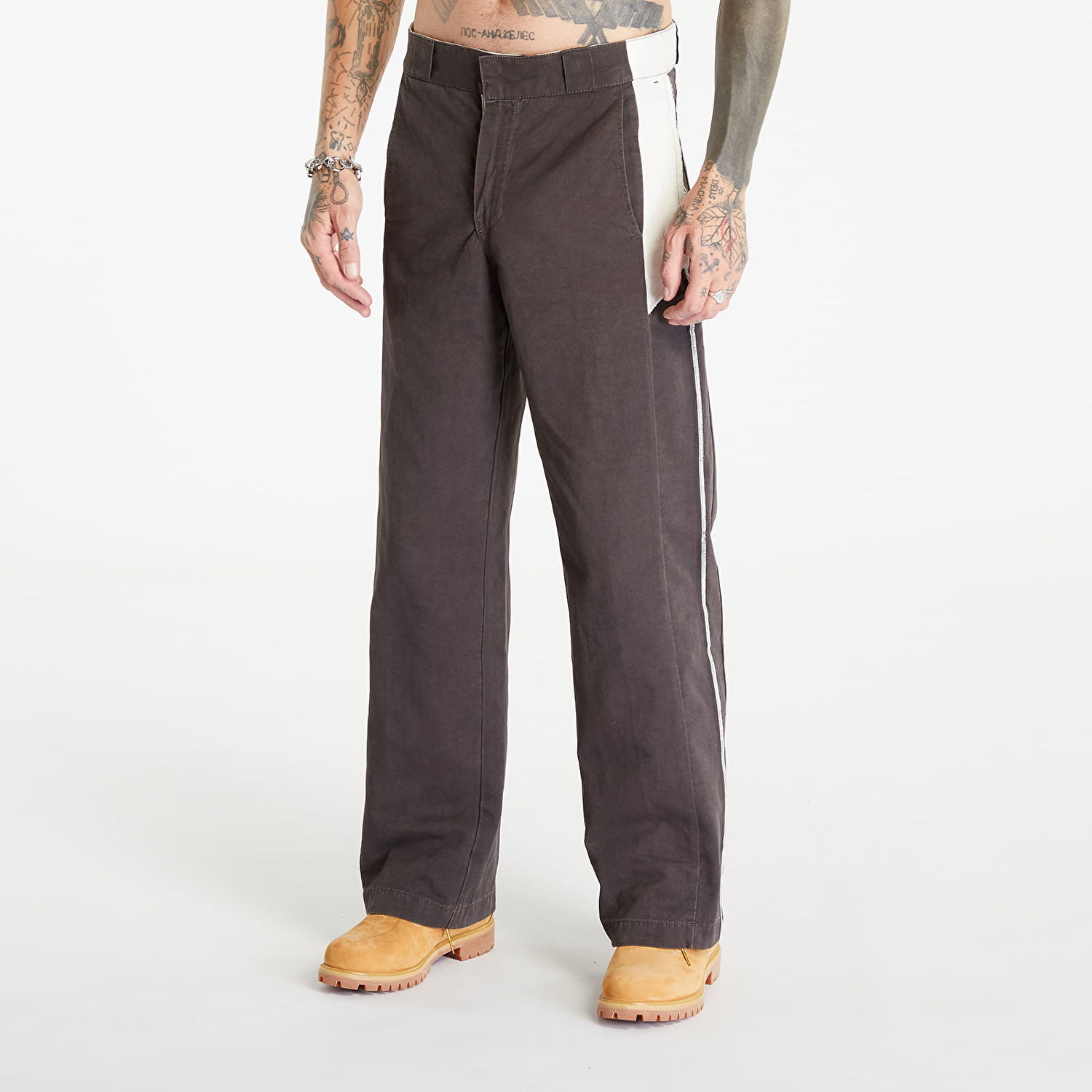 Hlače HERON PRESTON Vintage Wash Canvas Trousers Rjava | HMCG010F23FAB0036000, 0