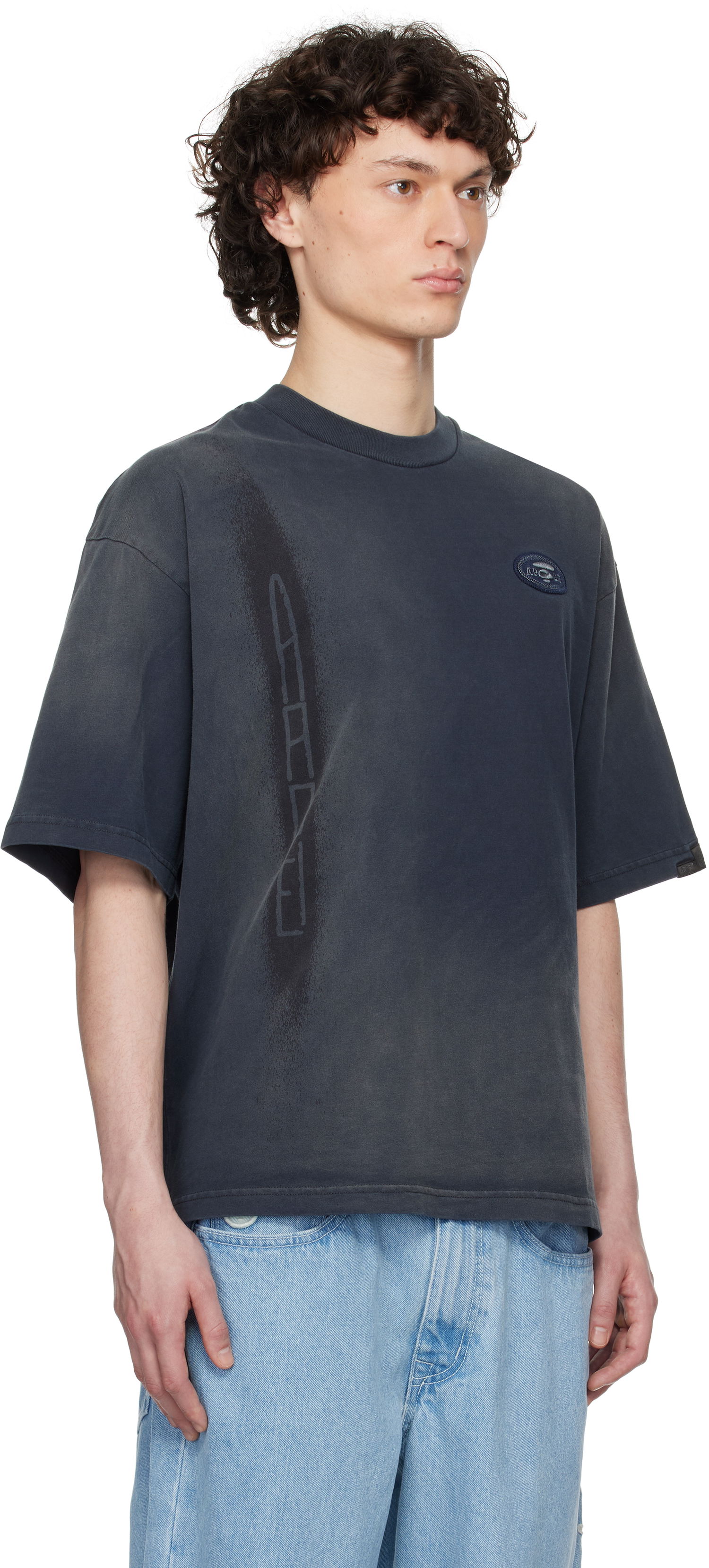 Majica AAPE by A Bathing Ape AAPE by A Bathing Ape Fancy Main T-Shirt Mornarica | AAPTEM1674XXNBKL, 1