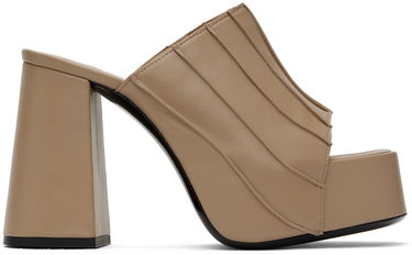 Modni dodatki BY FAR BY FAR Brad Heeled Sandals Bež | 23PFBRAMTPNAP, 0