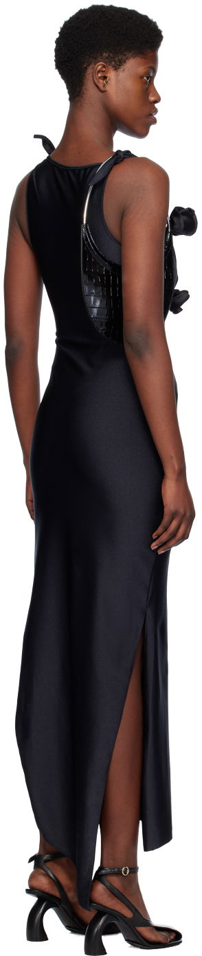 Obleke Coperni Coperni Asymmetric Flower Maxi Dress Modra | COPR44545C, 2