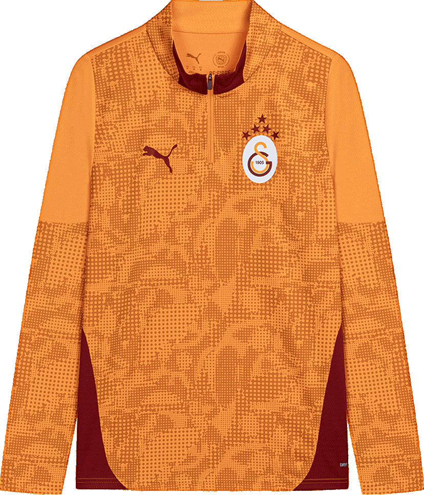 Majica Puma Galatasaray SK Training 1/4 Zip Top Oranžna | 782887-06