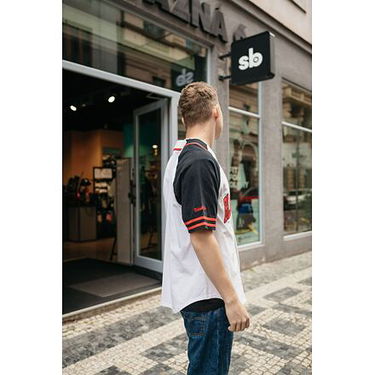 Dres Mitchell & Ness Practice Day Button Front Jersey CHICAGO BLACKHAWKS Bela | TBTF4994-CBHYYPPPWHIT, 8