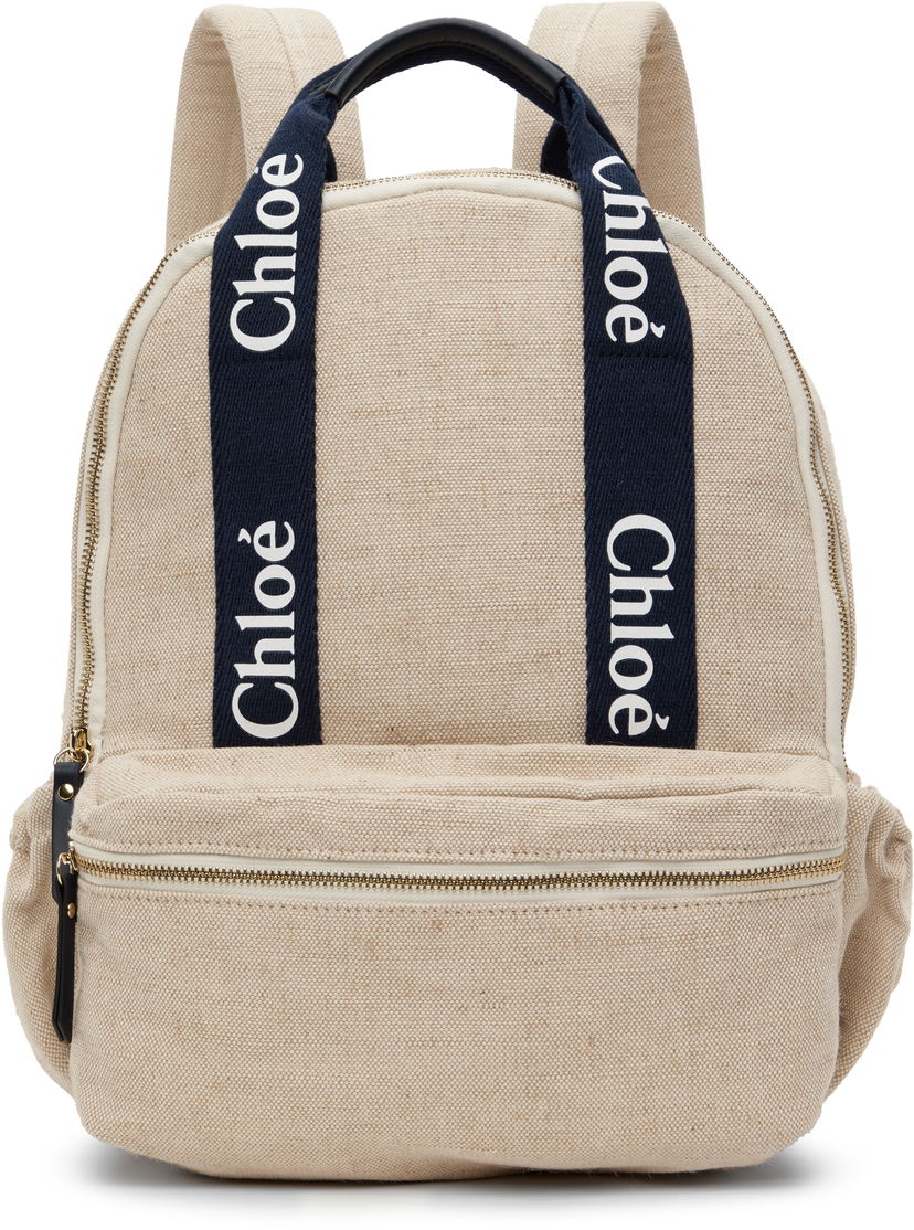 Nahrbtnik CHLOÉ Chloé 'Chloé' Canvas Backpack Bež | C20423