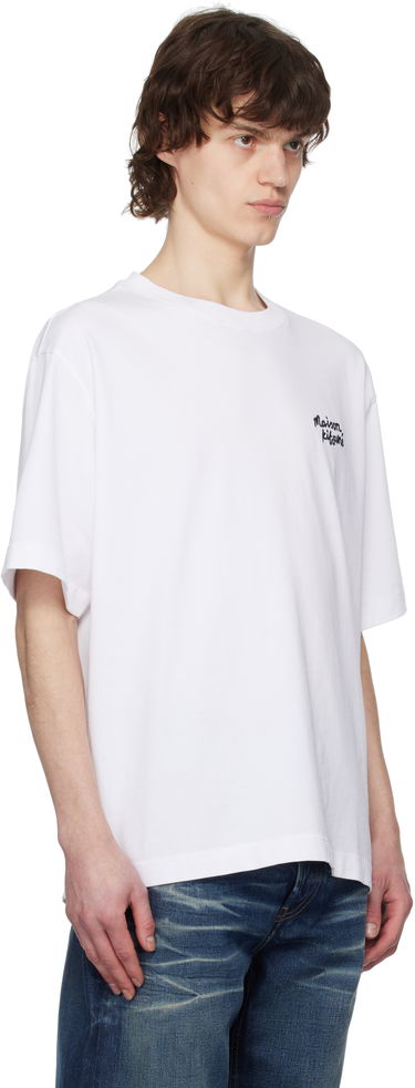 Majica MAISON KITSUNÉ Maison Kitsuné Handwriting Oversize T-Shirt Siva | OM00123KJ0119, 4
