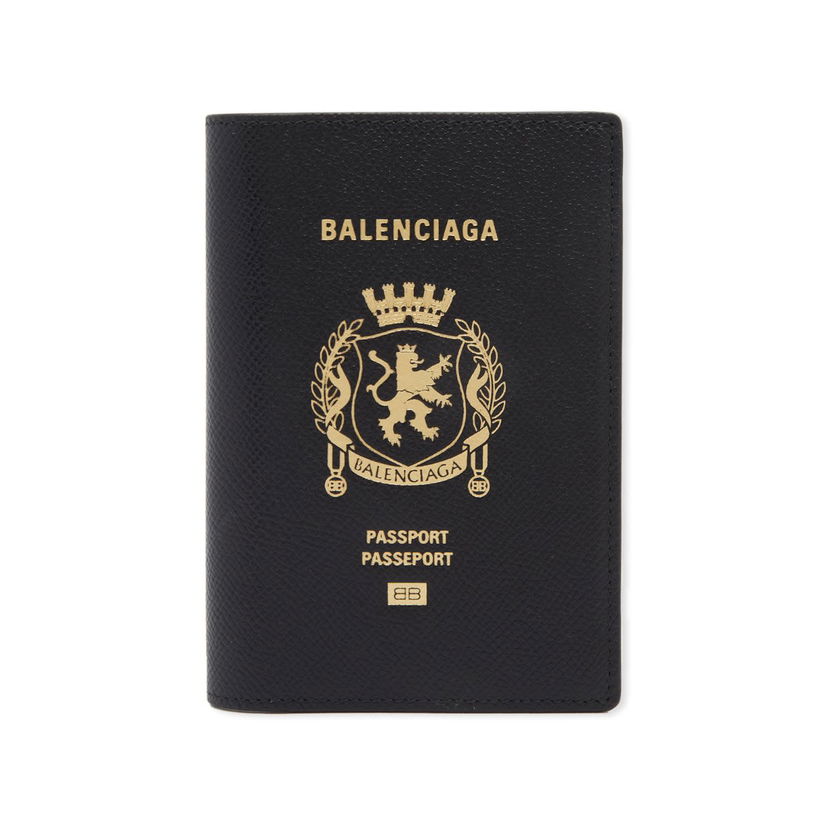 Denarnica Balenciaga Balenciaga Crest Leather Passport Holder undefined | 787742-2AA3R-1000