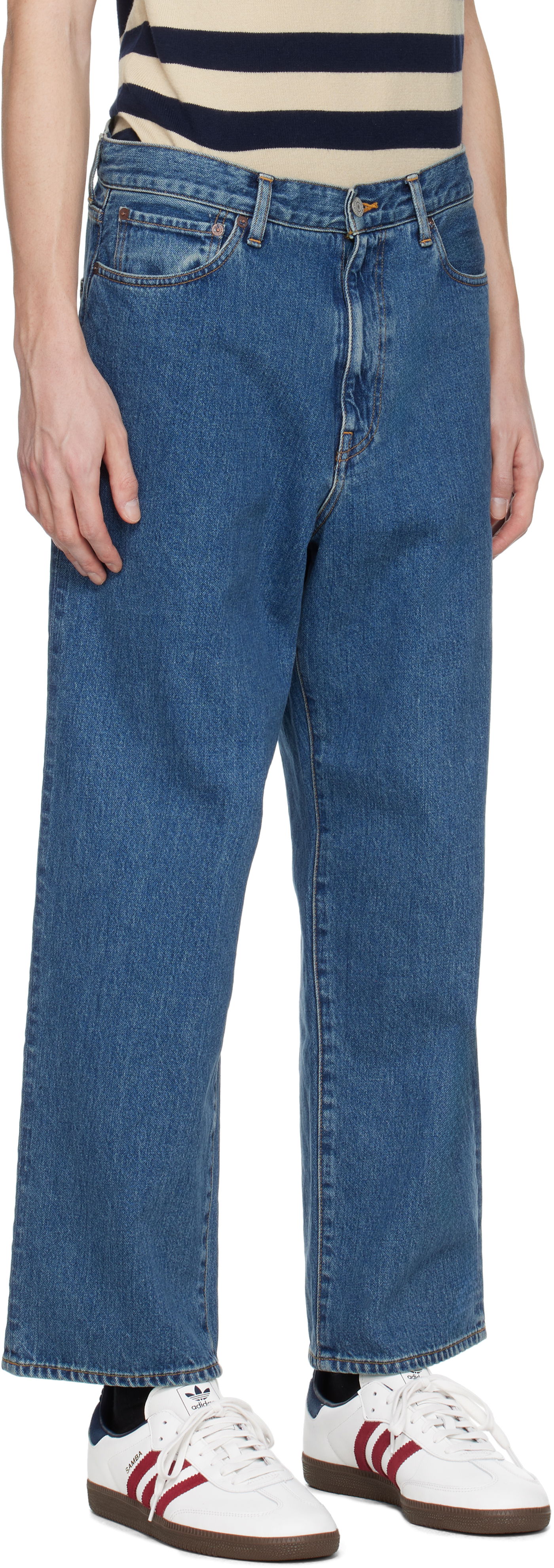 Kavbojke WACKO MARIA WACKO MARIA Washed Jeans Modra | 25SS-WMP-PT17, 1