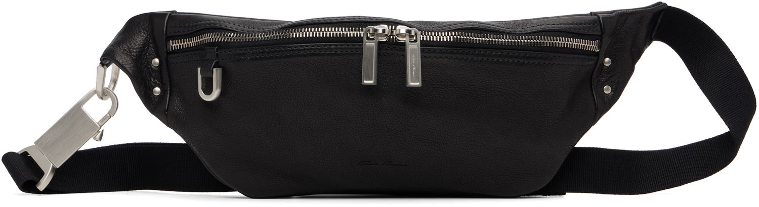 Torbice za okoli pasu Rick Owens Rick Owens Concordians Geo Bumbag Črna | RA02E0730 LBU, 0