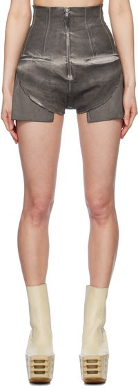 Rick Owens DRKSHDW Hollywood Dirt Cutoff Denim Shorts