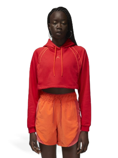 Pulover Jordan Sport Cropped Sweatshirt Rdeča | DQ4390-612