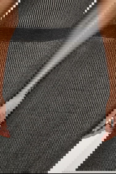 Krila Samsoe Samsoe Samsøe Samsøe Sacheryl Maxi Pencil Skirt Siva | F25100047, 3