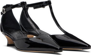 Modni dodatki Aeyde Aeyde Liz T-Bar Kitten Heels Črna | A11-PU0596005001-225, 3