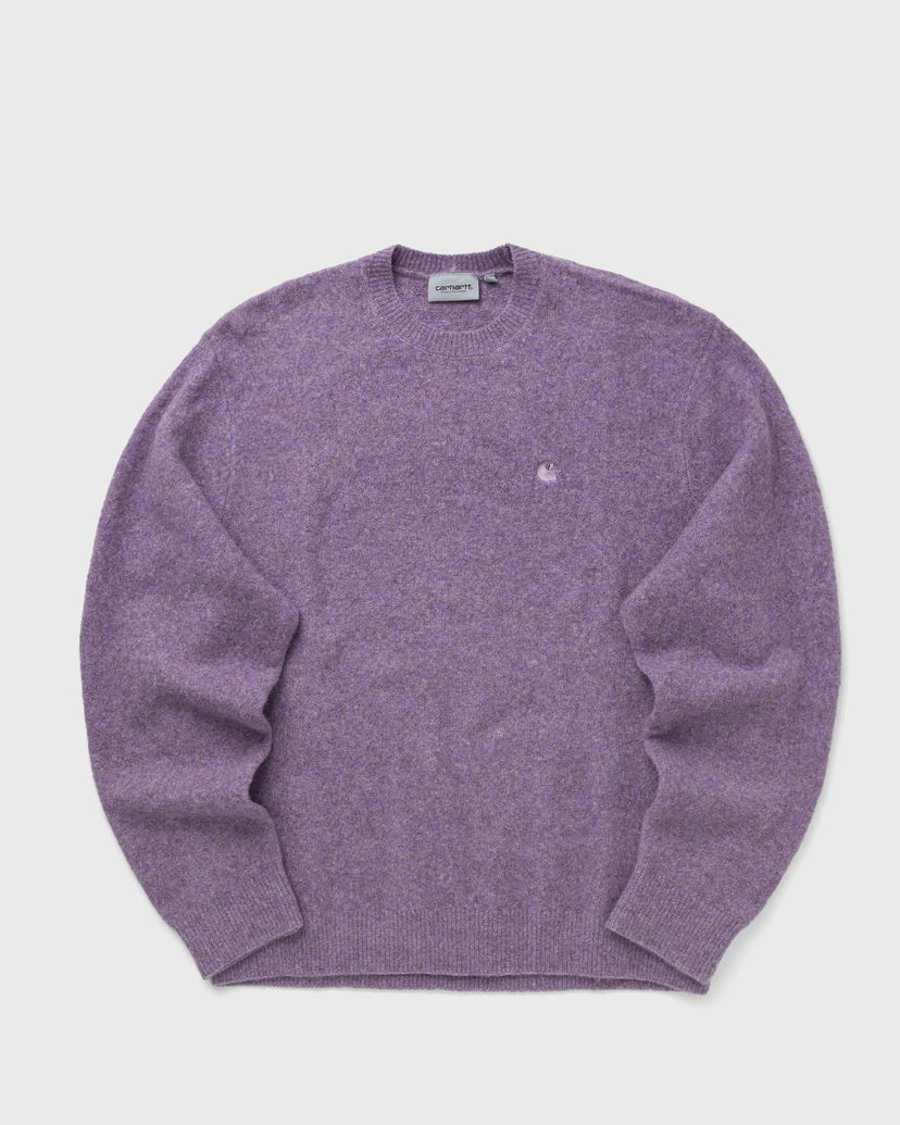 Pleteni pulover Carhartt WIP Curtis Crewneck Sweater Lila | I035394-3B0.XX