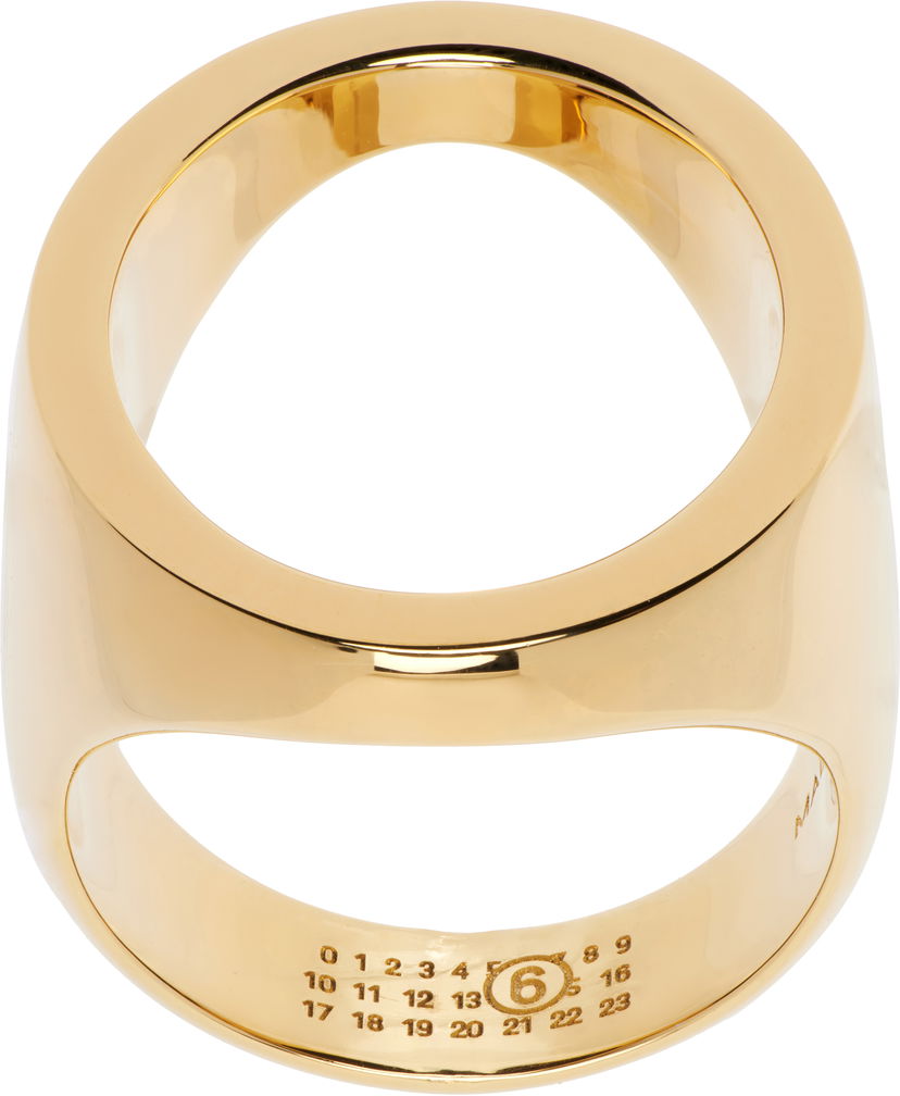 Prstan Maison Margiela MM6 Maison Margiela Gold Tone Open Ring Rumena | SM7UQ0088 P7355