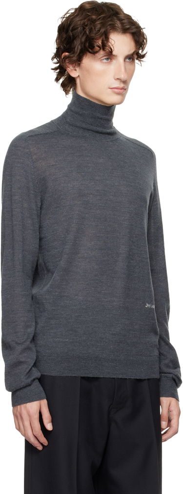 Pleteni pulover JW Anderson JW Anderson Logo Turtleneck Bež | KW1436-YN0444, 4
